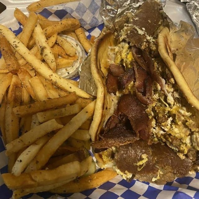 Breakfast Gyro.