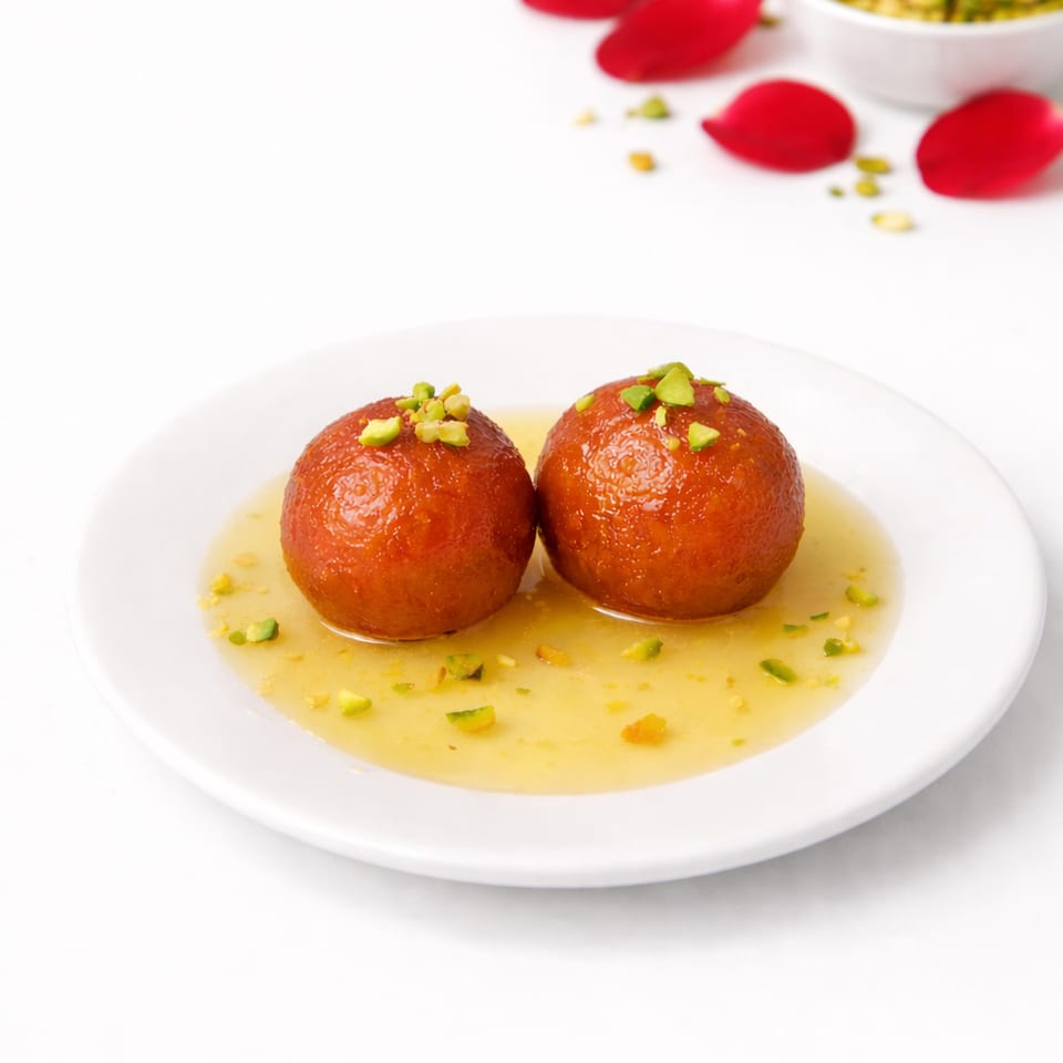 Indulge in our gulab jamun